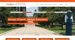 Desktop Screenshot of bariyer-sistemi.com